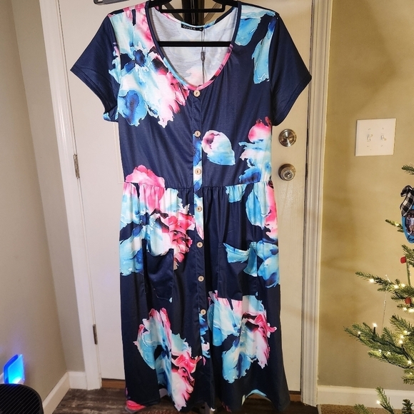 Ouges XL Floral Dress - Picture 1 of 10
